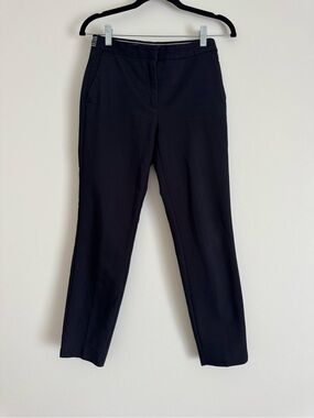 Zara Tailored Stretch Pants Slacks Navy